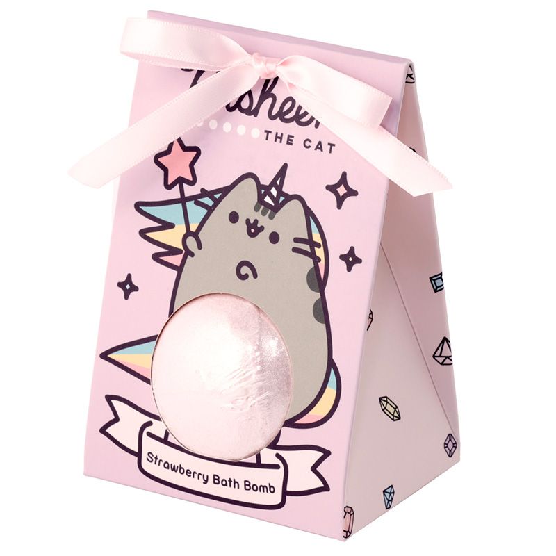 Pusheen kaķenes-vienradža mirdzošā vannas bumba