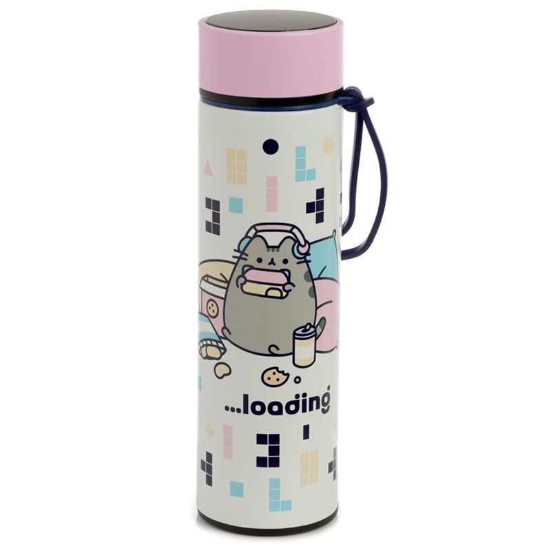 Pusheen the Cat Insulated Bottle with Digital Thermometer