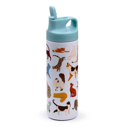 Karsto un auksto dzērienu pudele 500ml Feline Fine Cats Flip Top