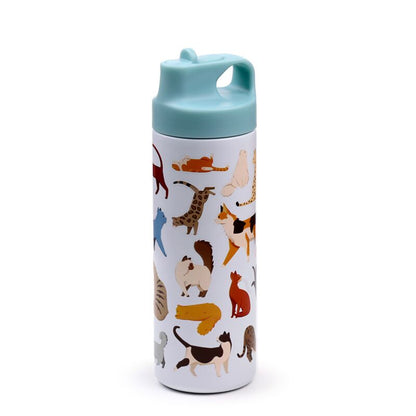 Karsto un auksto dzērienu pudele 500ml Feline Fine Cats Flip Top