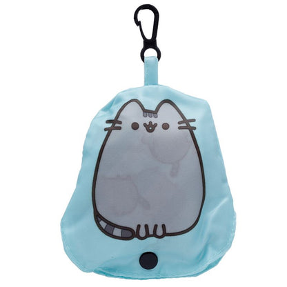 Saliekama atkārtoti lietojama iepirkumu soma ar Pusheen kaķi